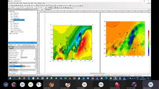 TP Géophysique lst EE amp GARM sur logiciel SURFER prospection magnétique [upl. by Einwat]