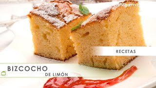 BIZCOCHO de LIMÓN 🍋 ¡Fácil esponjoso y DELICIOSO 😍 Receta de Eva Arguiñano  Hogarmanía [upl. by Alamaj]