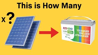 What Size Solar Panel to Charge a 12V Battery [upl. by Notsag]