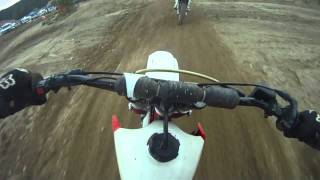 Racing my 1985 yz125 Post Vintage motocrosser [upl. by Bonner]