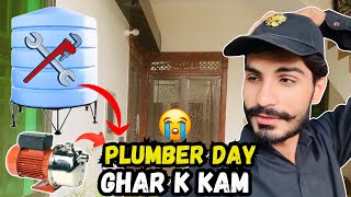 Ghar K Kam  My Plumber Day😢  AG Rajput Vlogs [upl. by Ellevart]