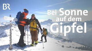 Wandern amp Bergsteigen im Winter Auf Schneeschuhen durchs Kleinwalsertal  BergaufBergab  BR [upl. by Capriola899]