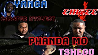 YANGA FT EMTEE  TSHEGO amp CASSPER NYOVEST PHANDA MO OFFICIAL MUSIC VIDEO  REACTION [upl. by Elleimac399]