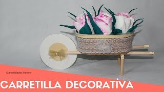 Como hacer una carretilla decorativa [upl. by Artie]