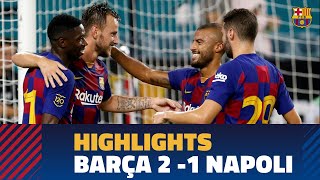 FC Barcelona – SCC Napoli 21 HIGHLIGHTS [upl. by Nnairac430]