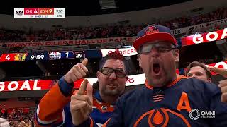 Draisaitl Scores First of the Season  Blackhawks  Oilers  HNIC Punjabi  October 12 2024 [upl. by Tahpos]