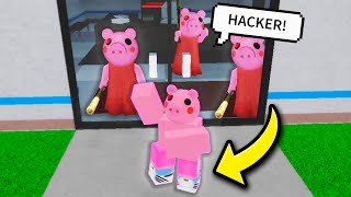 Roblox Piggy but i used hacks against 100 piggys [upl. by Ahsuatan783]