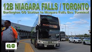 12B Niagara FallsToronto  GO Transit 2017 ADL Enviro500 8347 Burlington GO to Niagara Falls [upl. by Jarlathus]