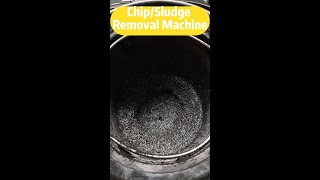 Chips Sludge and Swarf SeparationFiltration Machine Clean your tank [upl. by Uohk]