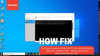 Cara Mengatasi Error this kernel requires an x8664 CPU di Virtualbox [upl. by Boniface]