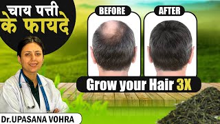 चाय पत्ती के फायदे Grow your Hair 3X  Benefits Of Tea  Upasana Ki Duniya [upl. by Andonis]