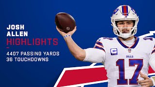 Josh Allen Full Season Highlights  NFL 2021 [upl. by Niarbo]