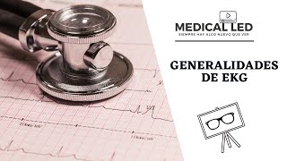 GENERALIDADES DE ELECTROCARDIOGRAMA Derivaciones y trazos [upl. by Suirtemed764]