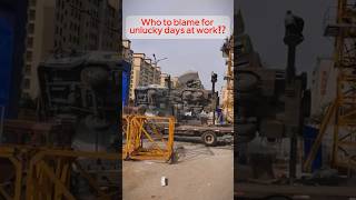 Who to blame for unlucky days at work⁉️ adamrose funny construction constructioncomedy [upl. by Leoni579]