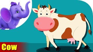 Gaay Cow  Animal Rhymes in Hindi [upl. by Nert]