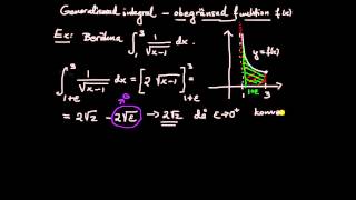 Integraler del 8  generaliserad integral obegränsad funktion [upl. by Herriott447]