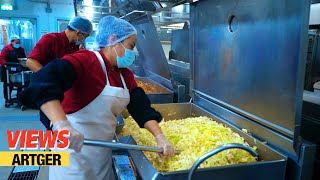 How to Feed 6000 Mongolian Miners Every Day  Mongolias Biggest Kitchen in the Gobi  Views [upl. by Yeruoc]