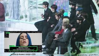 TAEHYUNG V SINGING CARDI B  GRAMMYs 2019 BTS REACTION TO CARDI B PERFORMANCE [upl. by Collier]