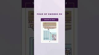 TAROT CARD OF THE WEEK Four of Swords Rx [upl. by Filiano]