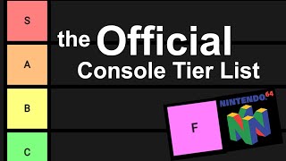 Official Console Tier List [upl. by Marylou624]