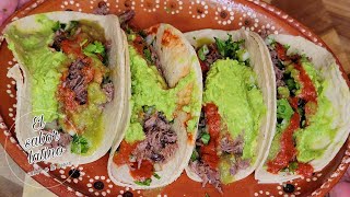 🔴 Como hacer Tacos de Barbacoa de Res El sabor latino [upl. by Sliwa]