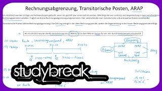 Rechnungsabgrenzung Transitorische Posten ARAP  Externes Rechnungswesen [upl. by Ardnuassak]