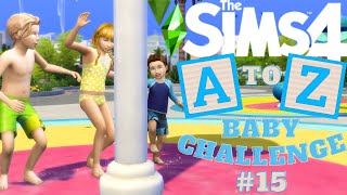 Sims 4 The A to Z Baby Challenge 15 Splash Pad Day [upl. by Shapiro395]