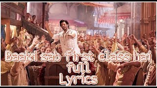 First class song with full lyrics  Kalank  Varun Dhawan and Alia Bhatt [upl. by Stu374]