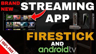 BRAND NEW FREE STREAMING APP for FIRESTICK amp ANDROID TV [upl. by Nagoh972]