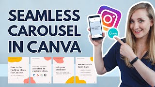 How to Create INSTAGRAM CAROUSEL post with Canva  Step by Step Canva Tutorial [upl. by Cost]