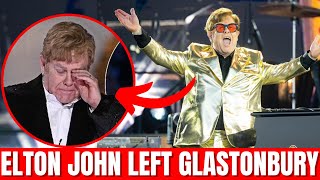 Elton John LAST Performance At Glastonbury Amid Health Battles [upl. by Aillil]