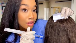 ASMR POV YOU HAVE LICE IN YOUR AFRO 👀 SCHOOL NURSE LICE CHECK asmr [upl. by Anahsar200]