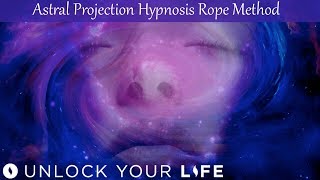 Astral Projection Hypnosis Rope Technique Advanced Beginner  Level 2 Visualization Meditation [upl. by Adnarrim]