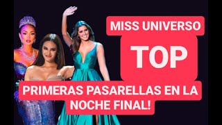 LAS PRIMERAS PASARELLAS DE LAS GANADORAS DEL MISS UNIVERSO [upl. by Ateuqahs]