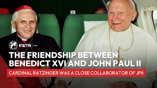 The friendship between Benedict XVI and Pope St John Paul II [upl. by Shelburne]