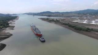 Aerial Views from the Panama Canal [upl. by Kcirdahs58]