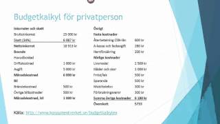 Företagsekonomi 1 Budgetering och lönsamhet [upl. by Juliet]