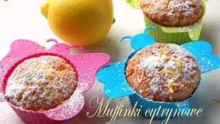 Muffinki cytrynowe  TalerzPokustv [upl. by Lerej]