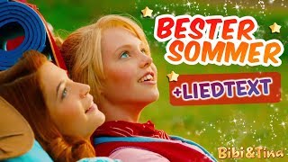 Bibi amp Tina  DER BESTE SOMMER jetzt mit LYRICS zum Mitsingen [upl. by Osnerol]