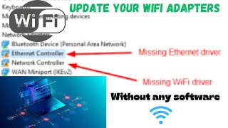 Automatically Update WiFi Driver Windows 10 In Laptop Simple and Quick Way [upl. by Suryc]