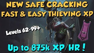 updated guide in description Safe Cracking Fast Thieving XP  Level 62 Runescape 3 [upl. by Ogir]