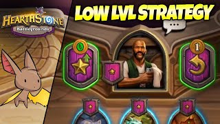 Low Level Edwin Strat w Purple  Firebat Hearthstone Battlegrounds [upl. by Nette579]