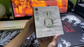 Unboxing Razer Viper Ultimate Mercury [upl. by Valentin]