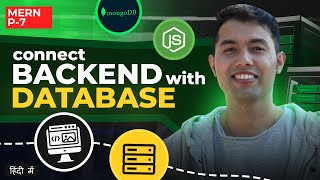 MERN Stack 7 Connecting Backend with MongoDB Database Nodejs  Mongoose Connection [upl. by Euqirat135]