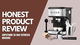 Empstorm Espresso Machine  Honest Product Review [upl. by Llehsyar]