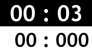 BLACK WHITE CLOCK 3 minutes  180 seconds  180000 milliseconds Full HD no audio vHhmsmf5 [upl. by Gerstner]