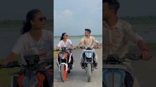 Ek Saat Dono Bike Ride Pe Jana Chahta Hai 😍🔥 shorts ktm ytshorts [upl. by Ellevart]