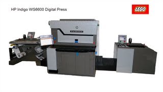 HP Indigo WS6600 Digital Press from Lego [upl. by Haisi]