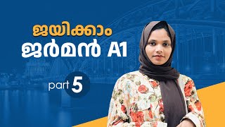 German Language A1 Class  Part 5  Learn German in Malayalam [upl. by Leoline409]