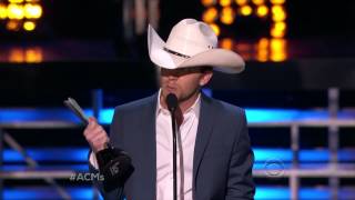 Justin Moore Wins ACM New Artist of the Year [upl. by Mathis]